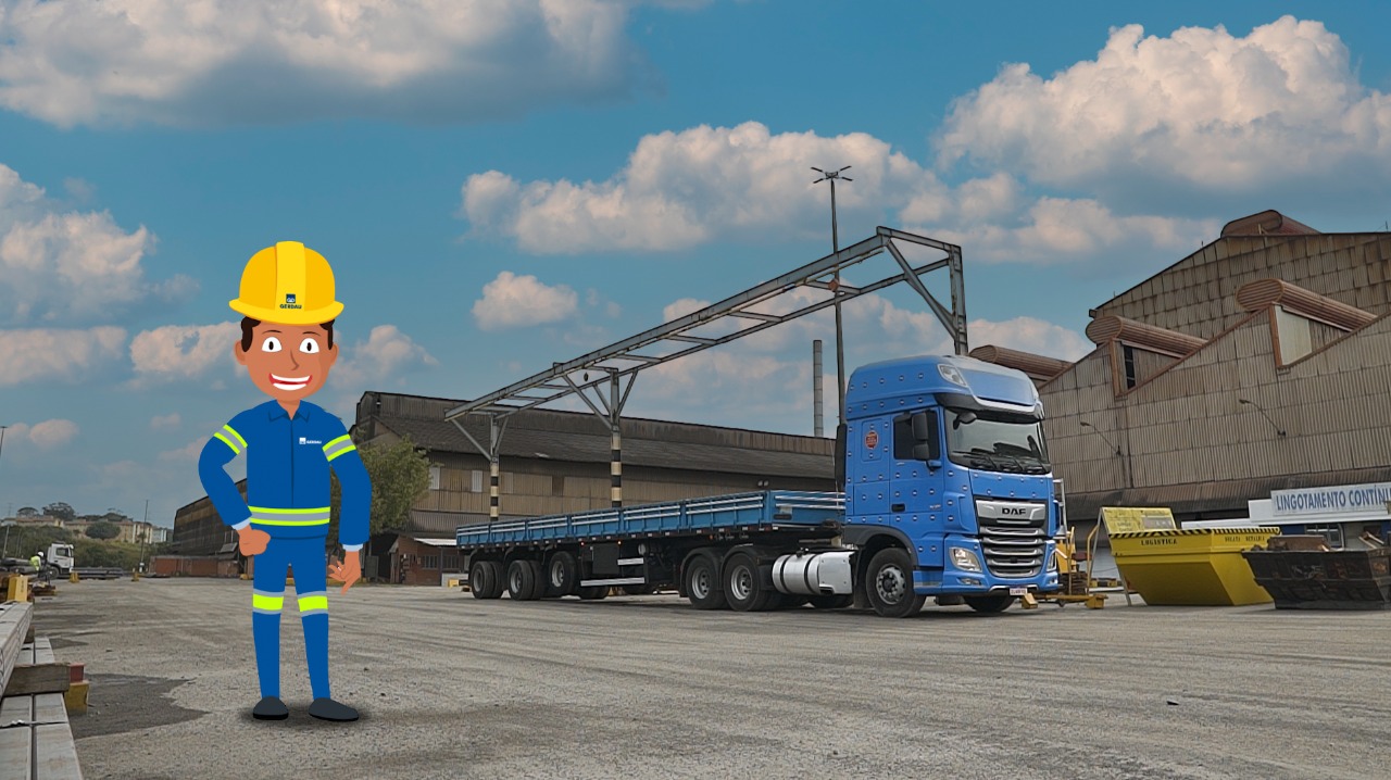 Imagem de Capa com AmigAço e planta Gerdau